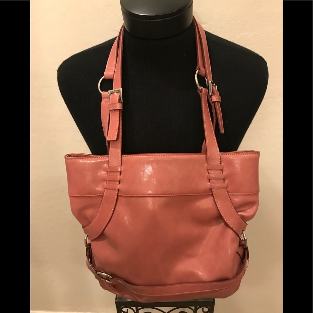 NEW Rose Pink RINA RICH Vegan Leather PURSE